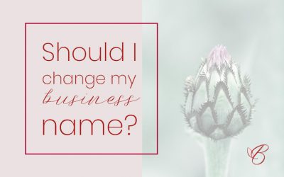 Should you change your business name when you rebrand?