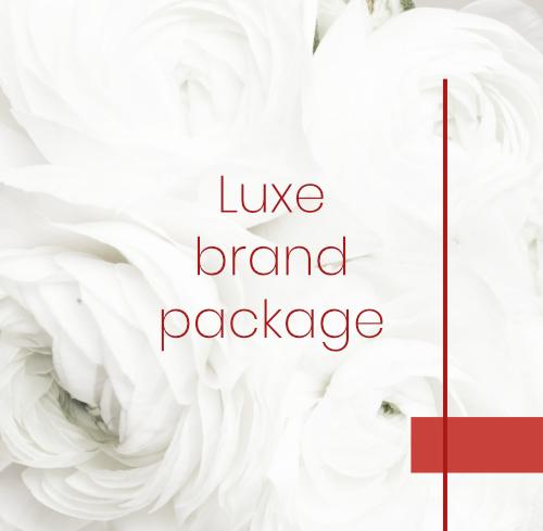 luxe brand design and implementation will take your brand next-level.